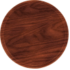 Cambro 1950308 - Camtray 19.5" Round Low, Burma Teak - Pkg Qty 12