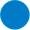 Cambro 1550105 - Camtray 15.5" Round Low, Horizon Blue - Pkg Qty 12