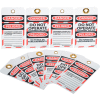 Bilingual Lockout Tags - Do Not Operate Equipment Tag-Out
