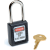 De sécurité Master Lock® série 410 sécurité Zenex™ cadenas thermoplastique, noir, 410BLK