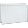 Global Industrial™ Magnetic Whiteboard - 72 x 48 - Surface en acier - Paquet de 2