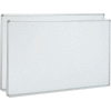 Global Industrial™ Magnetic Whiteboard - 72 x 48 - Surface en acier - Paquet de 2