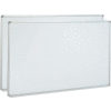 Global Industrial™ Magnetic Whiteboard - 96 x 48 - Surface en acier - Paquet de 2