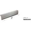 Baseboarders® Premium Series 2 ft Steel Easy Slip-on Baseboard Heater Cover, Blanc