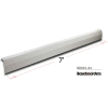 Baseboarders® Premium Series 7 ft Steel Easy Slip-on Baseboard Heater Cover, Blanc