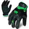 Ironclad® EXO2-MIG-03-M moteur Impact blouson, noir/vert, 1 paire, M