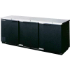 Série BB, la Base solide porte arrière Bar réfrigérateur 27" 95" W - BB94HC-1-B
