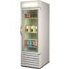 Une porte en verre porte Merchandiser réfrigérateur, 27-1/4" W - MMR23HC-1-W