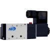 Bimba-Mead Pilot Solenoid Valve M4V110-06-24VDC, 5 Port, 2 Pos, Single, 1/8" NPT, 24VDC, Cv=0.67