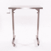 Table d’instruments mobile en acier inoxydable Blickman, 36 x 20 », hauteur réglable