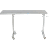 Table d’instruments mobile en acier inoxydable Blickman CRT, 62 x 24 », Hauteur réglable