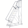 44"H CAL-OSHA Handrail Kit for Extra Heavy Duty Rolling Safety Ladders - CAL OSHA ML