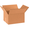 Global Industrial™ Boîtes ondulées en carton, 10"L x 8"L x 6"H, Kraft, qté par paquet : 25