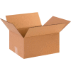 Global Industrial™ Cardboard Corrugated Boxes, 12"L x 10"W x 6"H, Kraft - Pkg Qty 25