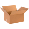 Global Industrial Cardboard Corrugated Boxes, 12"L x 10"W x 6"H, Kraft - Pkg Qty 25