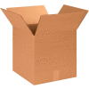 Global Industrial Cube Cardboard Corrugated Boxes, 14"L x 14"W x 14"H, Kraft - Pkg Qty 25