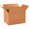 Global Industrial™ Boîtes ondulées en carton, 18"L x 12"L x 12"H, Kraft - Qté par paquet : 25