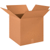 Global Industrial™ Cube Ondulé Boxes, 18"L x 18"W x 18"H, Kraft - Qté par paquet : 20
