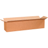 Global Industrial™ longues boîtes ondulées en carton, 28"L x 4"L x 4"H, Kraft - Qté par paquet : 25