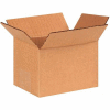 Global Industrial™ Boîtes ondulées en carton, 6"L x 4"L x 4"H, Kraft - Qté par paquet : 25