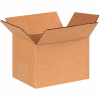 Global Industrial™ Boîtes ondulées en carton, 6"L x 4"L x 4"H, Kraft - Qté par paquet : 25