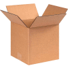 Global Industrial Cube Cardboard Corrugated Boxes, 8"L x 8"W x 8"H, Kraft - Pkg Qty 25