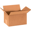Global Industrial Cardboard Corrugated Boxes, 9"L x 6"W x 5"H, Kraft - Pkg Qty 25