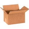 Global Industrial™ Boîtes ondulées en carton, 9"L x 6"L x 5"H, Kraft - Qté par paquet : 25
