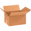 Global Industrial Cardboard Corrugated Boxes, 9"L x 7"W x 5"H, Kraft - Pkg Qty 25