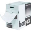 Air Foam Dispenser Packs 12"W x 350'L, 1/16" Thickness, White, 1 Roll Pack
