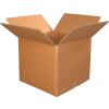 Boîtes en carton ondulé à triple paroi à usage intensif Global Industrial™, 12 po L x 12 po l x 12 po H, kraft - Qté par paquet : 5