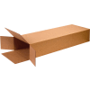 Global Industrial™ Side Loading Carton Carton Ondulé, 18"L x 7"W x 52"H, Kraft - Qté par paquet : 5