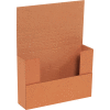Global Industrial™ Carton ondulé Easy-Fold Mailers, 9-1/2"L x 6-1/2"L x 2"H, Kraft - Qté par paquet : 50