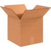 Global Industrial™ Boîtes ondulées en carton multi profondeur, 12"L x 12"W x 10"H, Kraft - Qté par paquet : 25