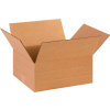 Global Industrial™ Boîtes ondulées en carton multi profondeur, 14"L x 10"W x 6"H, Kraft - Qté par paquet : 25