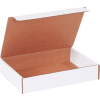 Corrugated Literature Mailers 9" x 6-1/2" x 1-3/4" 200#/ECT-32 White - Pkg Qty 50
