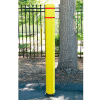 FlexBollard, 7" diamètre x 52"H, Installation de béton, jaune w / aucune cassette