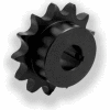 TRITAN Sprocket 24BS13HX50, Metric, 1-1/2" Pitch, 50MM Finished Bore, 13 Dents