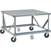 Little Giant® Fixed Height Mobile Pallet Stand PDFS4248-6PH2FL - 48 x 42 Solid Deck