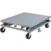 Little Giant® Solid Deck Pallet Dolly with Fork Pockets PDS-42-6PHFP2FL - 3600 Lb. Cap. - 48x42