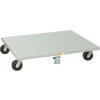 Little Giant® Pallet Dolly PDS4848-6PH2FL - Solid Deck - 48" x 48" with 2 Floor Locks