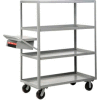 Little Giant® Multi-Shelf Truck 4ML-3048-6PH-WSP, 4 Lip Shelves 30x48 Writing Shelf Pocket