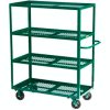 Little Giant® Multi-Shelf Nursery Cart 4MLP-3060-6MR-G, 4 Shelf, 30 x 60