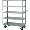 Little Giant® Multi-Shelf Truck 5M-2448-6PH, 5 Flush Shelves, 24 x 48