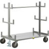 Petit camion portatif et® camion à tuyaux géant, 5000 lb Capacité, 48"L x 30"L x 59"H, Gris