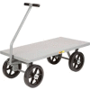 Little Giant® Wagon Truck CH-3672-12MRFSD - Flush Deck - 36 x 72 - Mold-on Rubber Wheels