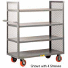 Little Giant® 2-Sided Shelf Truck DET2-3060-6PY, 2 Shelves, 30 x 60