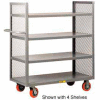 Little Giant® 2-Sided Shelf Truck DET3-3060-6PY, 3 Shelves, 30 x 60