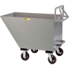 Little Giant® Hopper Truck w/Ergonomic Handle, 1/3 Cu. Yd. Cap, 2000 lbs. Cap., Gray