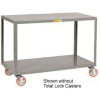 Little Giant® Mobile Table IP-2448-2TL, 2 Shelf, 24 x 48, Locking Casters